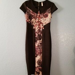 Xhilaration black tight fit dress size small